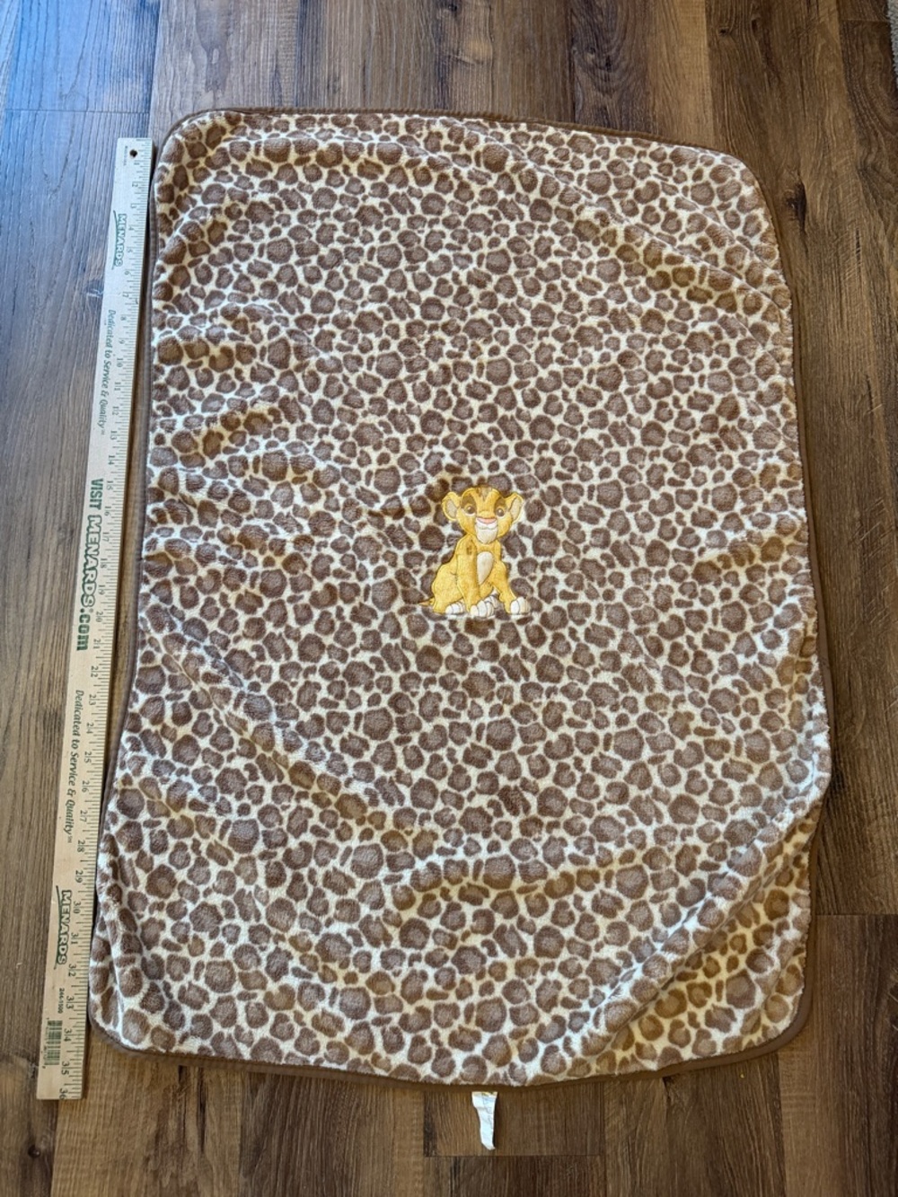 Disney Simba fleece blanket
